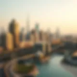 Stunning skyline of Dubai showcasing luxury properties