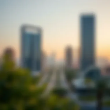 Skyline view showcasing Greenview's location