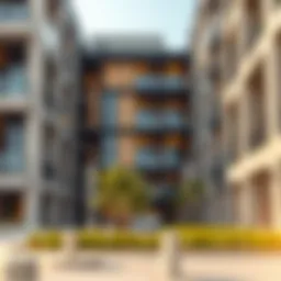 A stunning view of Harrington housing architecture showcasing contemporary design