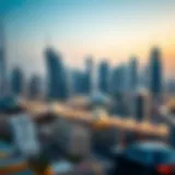 Dubai skyline showcasing business hubs