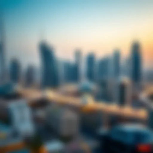 Dubai skyline showcasing business hubs