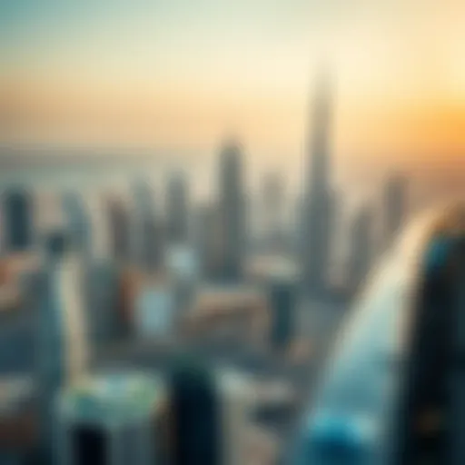 Aerial view of Dubai's skyline showcasing iconic real estate