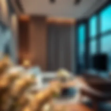 Interior design of a residence in Iris Dubai emphasizing modern aesthetics