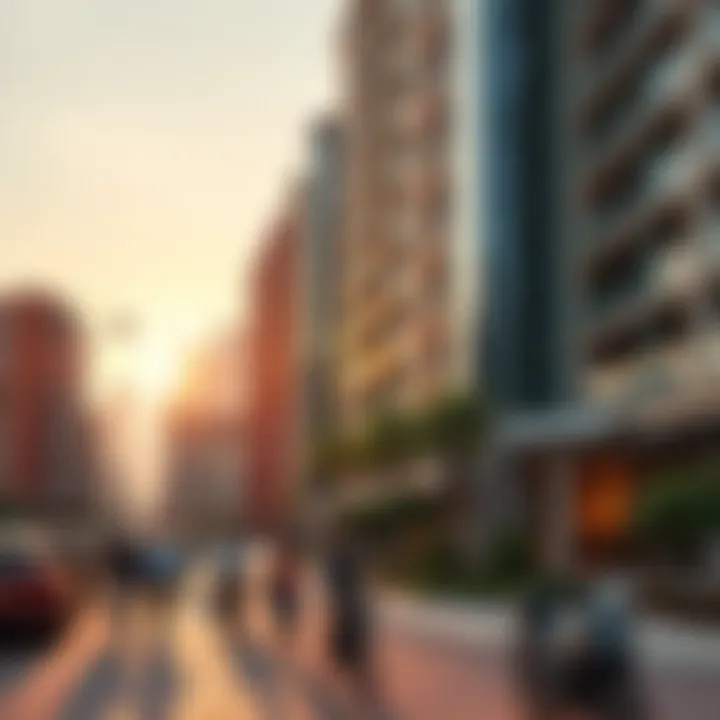 Vibrant community atmosphere around Jumeirah Lakes Towers