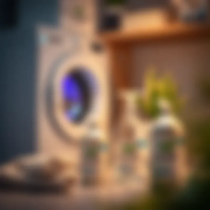 Eco-Friendly Laundry Products Detail of eco-friendly laundry products used in Damac Hills 2