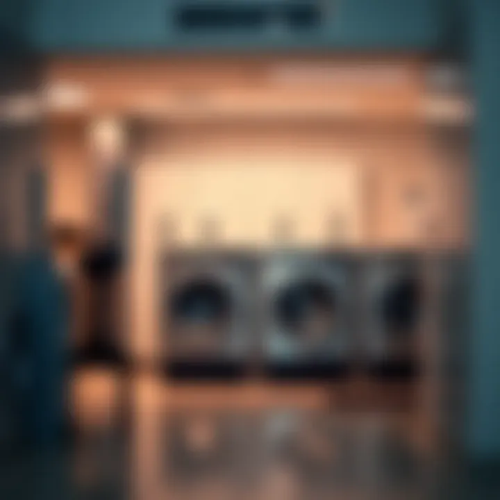 Modern Laundry Facility in Damac Hills 2 Modern laundry facility in Damac Hills 2 showcasing advanced machines