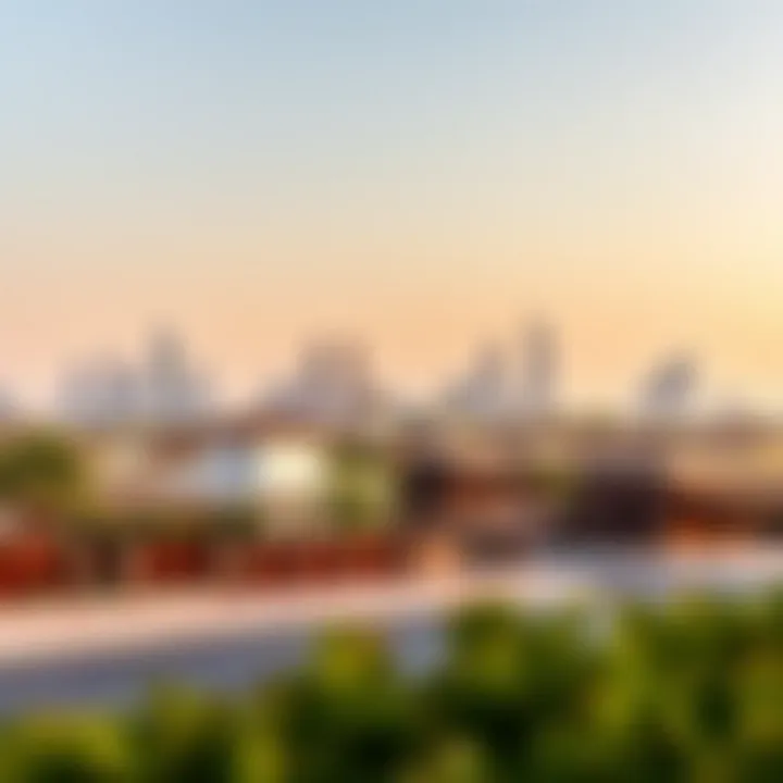 Layan Community skyline featuring a blend of traditional and contemporary structures