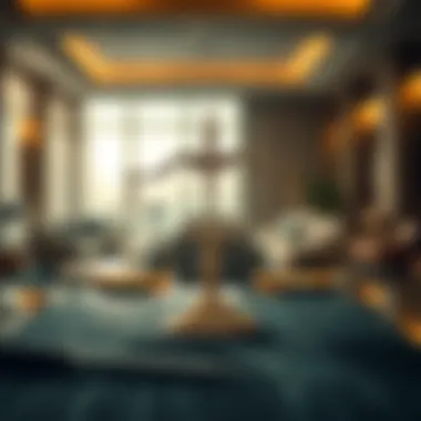 Legal scales representing employee rights