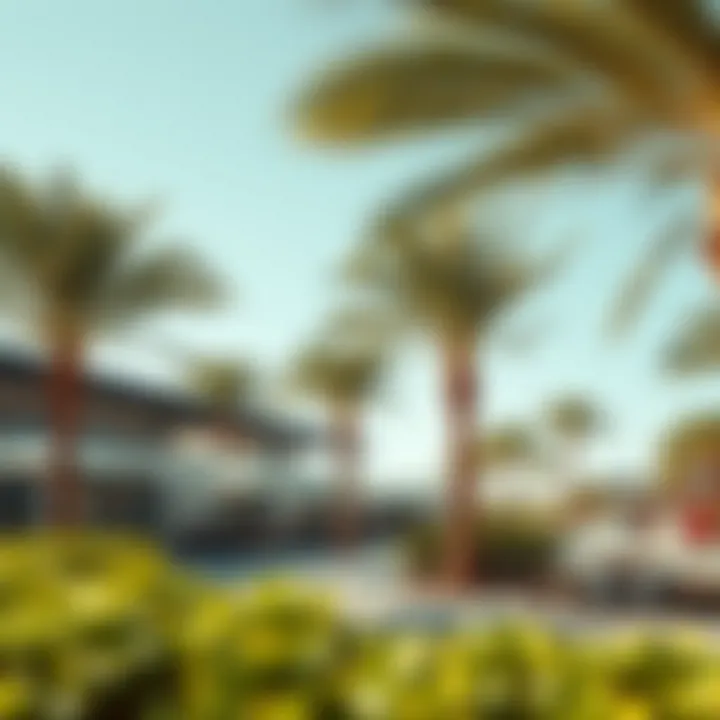 Vibrant community spaces designed for leisure and activities at Maryam Island