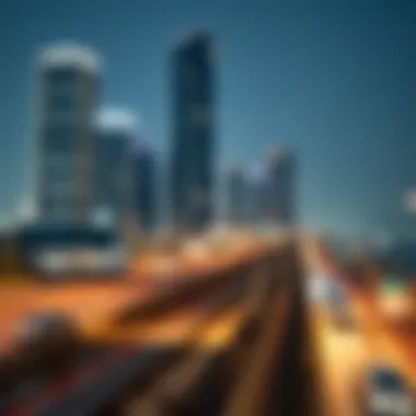 Visual representation of metro connectivity and its impact on real estate zones in Dubai