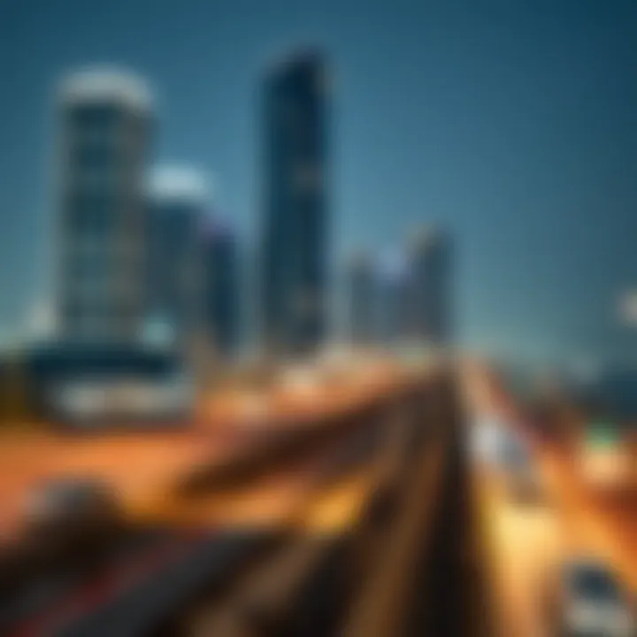 Visual representation of metro connectivity and its impact on real estate zones in Dubai