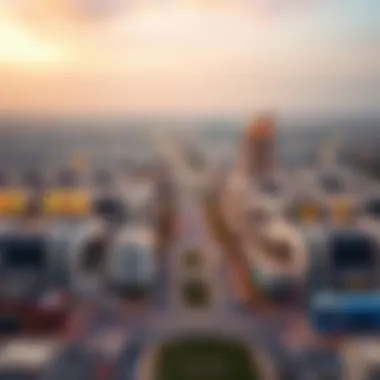 Strategic location map of Mirdif Hills Avenue in Dubai