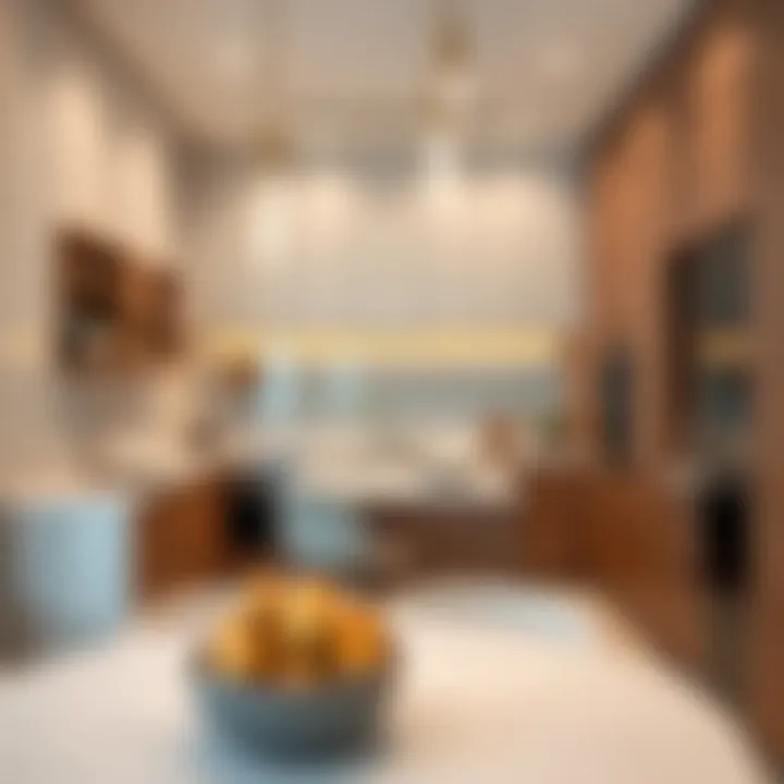 Modern kitchen design in a Dubai two-bedroom apartment