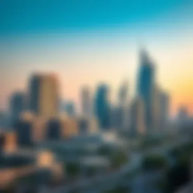 Nad Al Sheba skyline featuring modern architecture