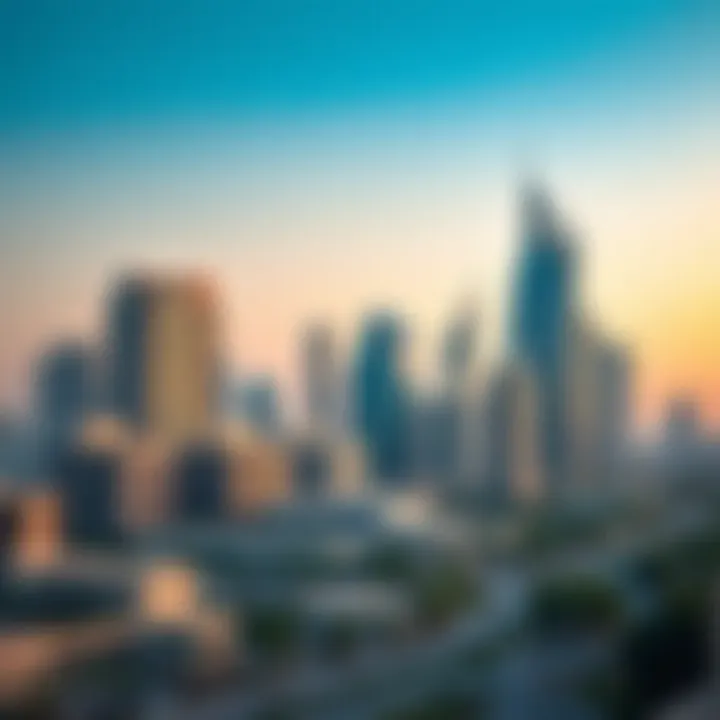 Nad Al Sheba skyline featuring modern architecture