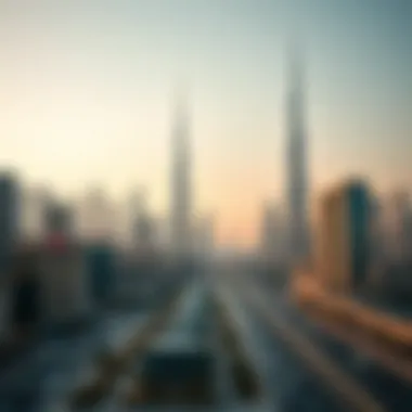 Dubai skyline representing opportunities for freelancers