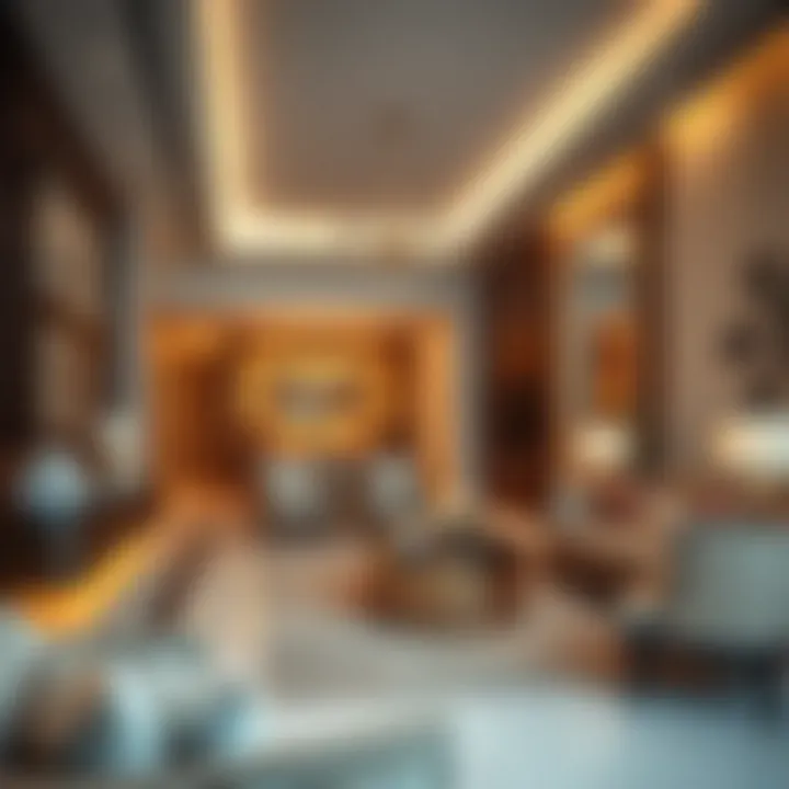 Lavish interior design of a high-end Dubai apartment