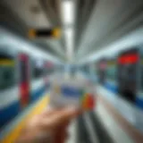 Nol Card displayed with metro background