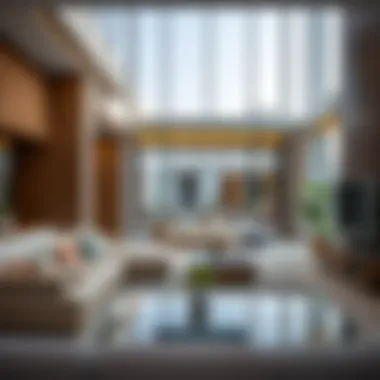 Interior layout of a residence in Neva Residences, emphasizing spaciousness