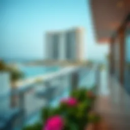 Luxurious beachfront view at Nikki Beach Aldar