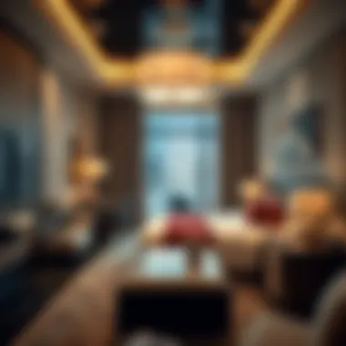 Lavish Suite Experience at Paramount Midtown Hotel Luxurious interior of a guest suite at Paramount Midtown Hotel