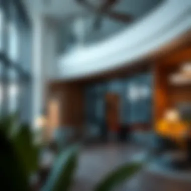 Interior of a collaborative workspace in Jumeirah Village Circle