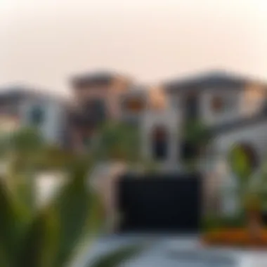 Gated residential community with lush landscaping