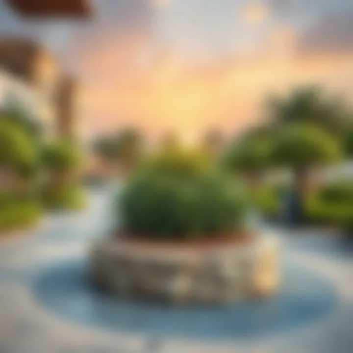 Local amenities and green spaces in Rasal Khoor