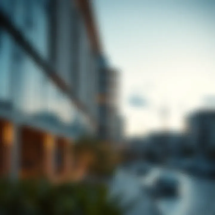 Architectural details of Select Group Marina highlighting modern design