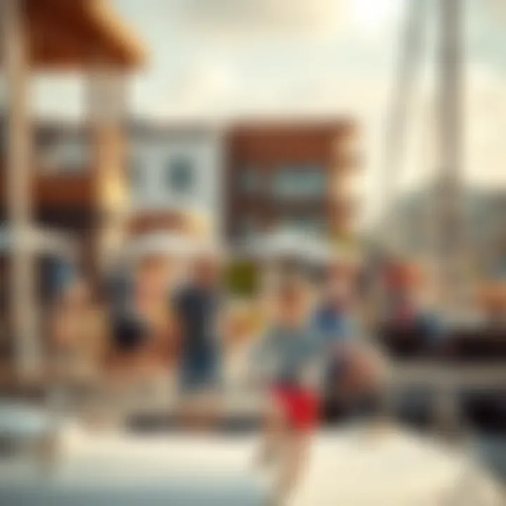 Vibrant community life at Select Group Marina with amenities