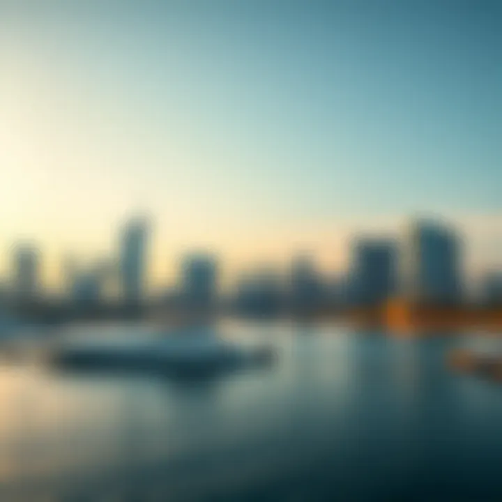 Panoramic skyline view from Select Group Marina illustrating investment potential