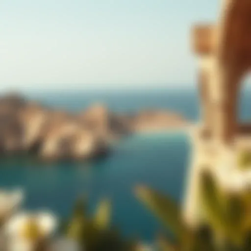 Breathtaking view of Sinniyah Island's coastline