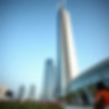 Sleek Architectural Design of Bay Tower Architectural design of Bay Tower showcasing its sleek structure