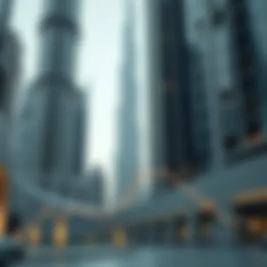 Infographic representation of price trends in Burj Khalifa flats