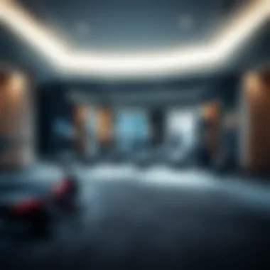 Exclusive fitness center equipped with state-of-the-art facilities