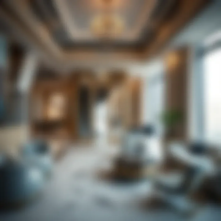 Luxurious living space showcasing elegant interior design