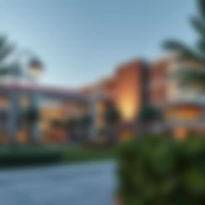 A stunning view of a UK university campus in Dubai