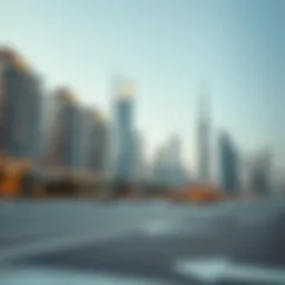 Modern skyline of Dubai showcasing luxurious properties