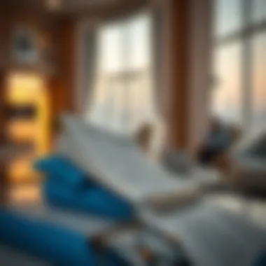 Conceptual illustration of credit reports and personal finance