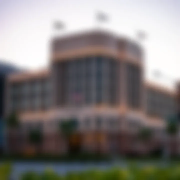 Dubai Municipality building representing governance and urban planning