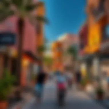 Exploring Dubai Neighborhoods Vibrant neighborhood showcasing local amenities and culture