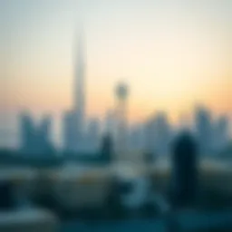 Dubai skyline depicting modern architecture