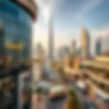 Stunning view of Dubai's skyline with shopping destinations