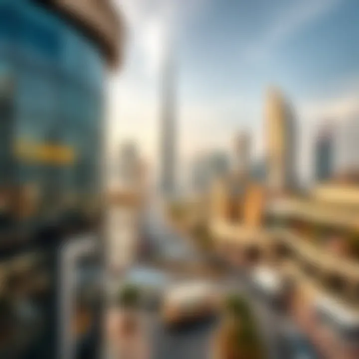 Stunning view of Dubai's skyline with shopping destinations