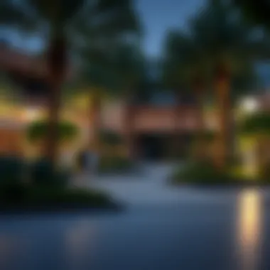 Vibrant community park in Dubai