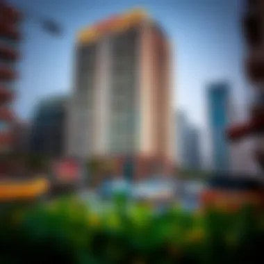 Vibrant community surrounding Yasmin Building